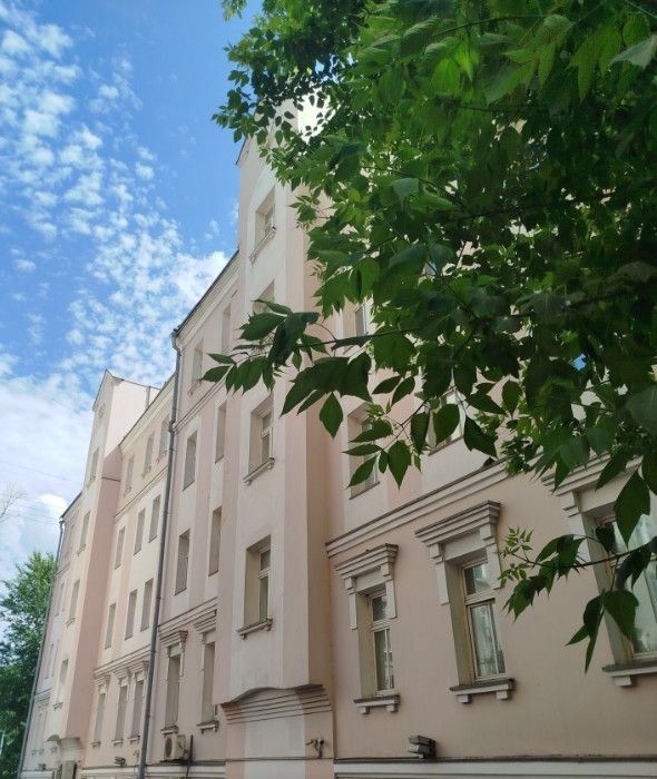 фасад дома, здание по адресу г Москва, ул Николоямская, д 29 стр 2